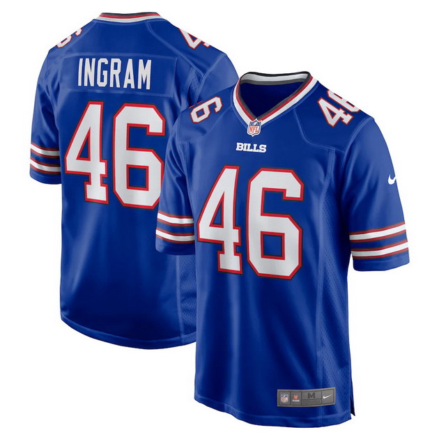 mens nike jamarcus ingram royal buffalo bills player game jersey